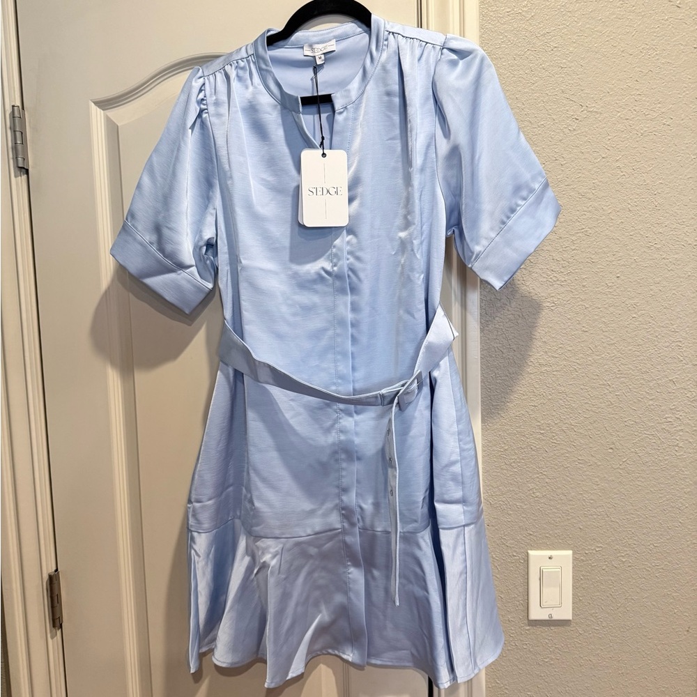 NWT S’edge Analeise dress in cornflower blue - Picture 3 of 4
